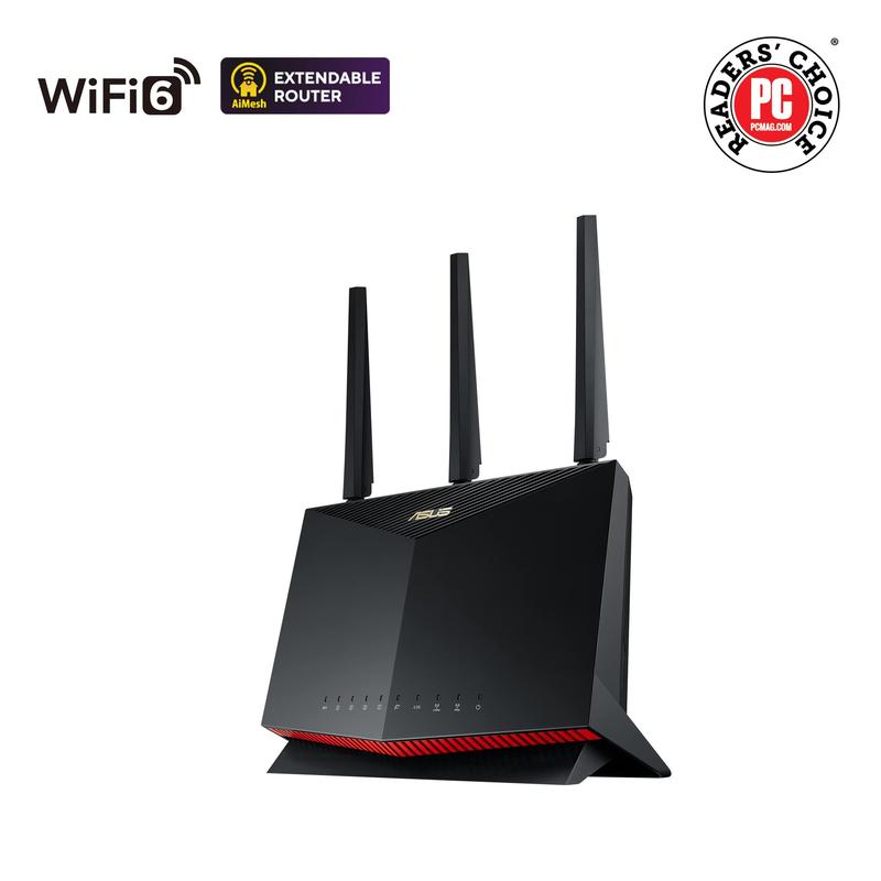 Roteador Gamer ASUS RT-AX86U Pro (AX5700) WiFi 6 Dual Band